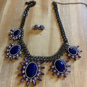 Necklace and earrings